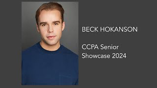 Beck Hokanson Senior Showcase Chicago College of Performing Arts Class of 2024 [upl. by Ariahay]