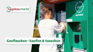 247 Gasflaschen tauschen und kaufen bei eurem hagebaumarkt Germering und Unterhaching [upl. by Antipus]