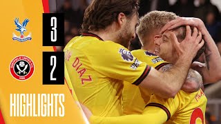 Brereton Diaz McAtee amp Eze Goals  Crystal Palace 32 Sheffield United  Premier League highlights [upl. by Ramahs]