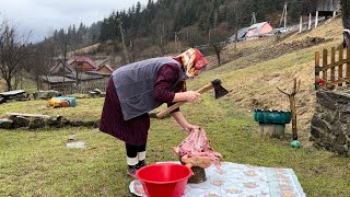 How to keep a pigs head for a long time The most convenient way from a villager of the mountains [upl. by Retsim]