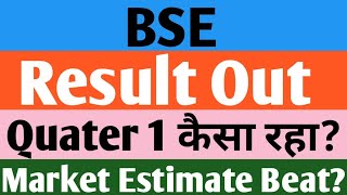 BSE ltd quater 1 Result💸 BSE June result 2025 BSE result today BSE share latest news today [upl. by Akyssej]