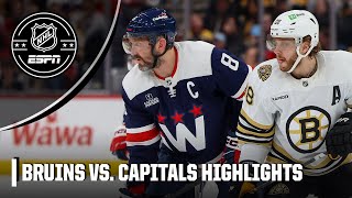 Boston Bruins vs Washington Capitals  Full Game Highlights  NHL on ESPN [upl. by Elsbeth]