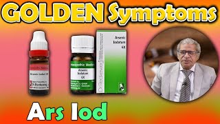 Ars Iod Golden Symptoms Homeopathy medicine  Dr P S Tiwari [upl. by Seabrook]