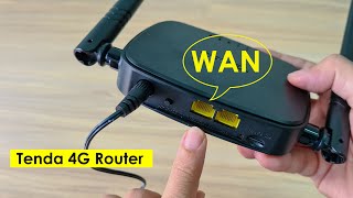 tendawificom  Use Tenda 4G router as a WiFi router [upl. by Noak]