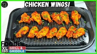 CHICKEN WINGS NINJA FOODI PRO XL GRILL AND GRIDDLE Ninja Foodi Grill 7 in 1 [upl. by Siloum]