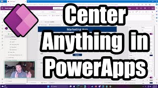 Easy Way to Center Anything Perfectly in PowerApps  2023 Tutorial [upl. by Edi]