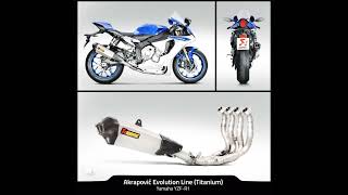 Yamaha YZFR1 akravopic exhaust sound [upl. by Francoise]