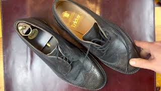 Goodyear Welted Shoe Review Carbon Longwings by Trickers [upl. by Pace]