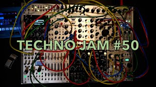 Techno Jam 50 Eurorack Modular Synthesizers [upl. by Ronda]