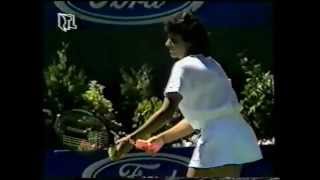 SabatiniGraf v FernandezDurie Australian Open 1989 pt1 [upl. by Di]