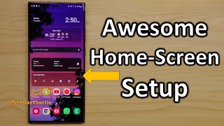 The best Samsung home screen setup useful widgets and layout ideas [upl. by Bobker]