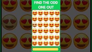 Find Odd One Out  Emoji Quiz [upl. by Silverts]