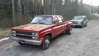 Squarebody Crew cab Dually Truck Build Episode 1 [upl. by Karleen]