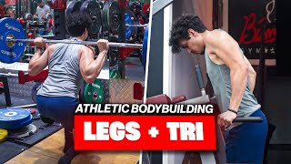 Martin Rios Athletic Bodybuilding Leg and Triceps Workout In Dubai 🇦🇪💪 [upl. by Shu]