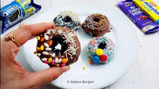 No bake Oreo donuts 😱  Dairy milk Chocolate Oreo Donuts  5 Minutes Snacks Recipes  Quick amp Easy [upl. by Lisle419]