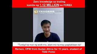 Zero knowledge sa trading kumita ng 1 Million sa Forex OFW from AFRICA Success Story [upl. by Granthem938]