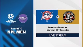 NPL Men Round 10  Peninsula Power vs Moreton City Excelsior [upl. by Camden15]