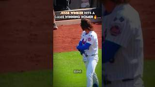 Jesse Winkers First Mets Homerun is a Big One🔥shorts mlb [upl. by Tomlin366]