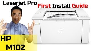 HP Laserjet Pro M102A Konfigurasi dan Instalasi Awal [upl. by Aia]