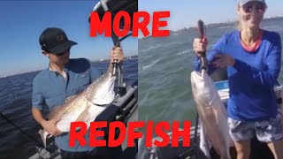 Jacksonville Florida fishing the Mayport Jetties Redfish mayhem [upl. by Icak]