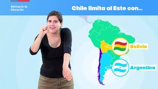 Identificando a Chile en el mapaHistoria Geografía y Cs Sociales 2°básico [upl. by Ailahtan]