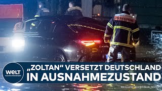 STURMTIEF quotZOLTANquot Heftige Sturmflut trifft auf Hamburg Weihnachtsverkehr stark eingeschränkt [upl. by Liebowitz]