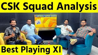 🔴 CSK Squad Analysis 2023  क्या MS Dhoni Ben Stokes और Jadeja की तिकड़ी जिताएगी 5th IPL Title [upl. by Gordan34]