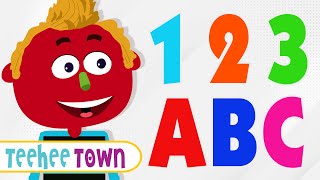 123 ABC Alphabet Songs  Colors Shapes and Numbers Song by Teehee Town [upl. by Friedlander]