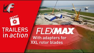 Faymonville FlexMAX With adapters for XXL rotor blades [upl. by Guthrey]