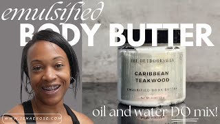 Caribbean Teakwood Emulsified Body Butter [upl. by Seale]