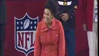 Jordin Sparks singing The National Anthem Star Spangled Banner at The Cardinals Games [upl. by Ddej92]