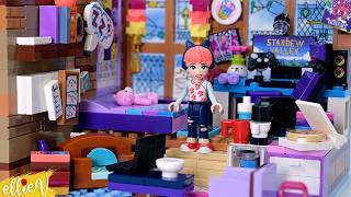 Making a cosy dorm room for Violet shes off to college Sophie amp Henry Lego custom room build [upl. by Takakura]