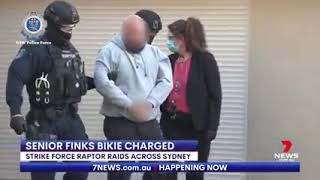 Senior member of the Finks outlaw gang arrested in raids across Sydney [upl. by Nileak]