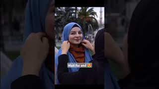 Say Mashallah nature hijab creative love muslimreligion travel cat shorts hijabtutorial [upl. by Dahaf]