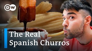 What makes churros Spain’s most popular street food [upl. by Htieh184]