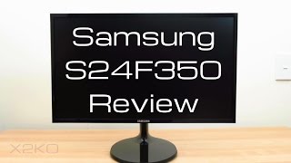 Samsung S24F350FHE monitor review [upl. by Ynehpets]