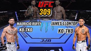 UFC 309 MAURICIO RUFFY Takes on James Llontop in the BIGGEST UFC Fight card of 2024 [upl. by Anib]