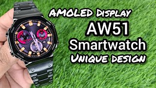 Aw51 Smartwatch Full Review  Stainless Steel Case Aw51 Smartwatch  smartwatch wearabletechnology [upl. by Ardnasella43]