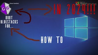 How to root blue stacks for game guardian in 2024 [upl. by Darrow]