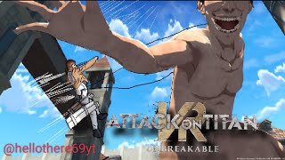 ATTACK ON TITAN VR attack on Titan VR unbreakable [upl. by Cherice]