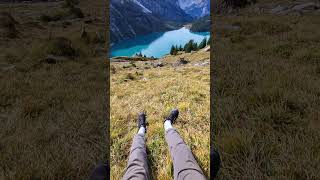 OeschinenSee switzerland hiking landscape [upl. by Ytnom]