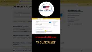 VA Code Sheet How To Get It VA Form 2010206 shorts [upl. by Tanitansy551]