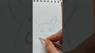 How to draw pikachu pokemondrawing shorts [upl. by Northrop397]