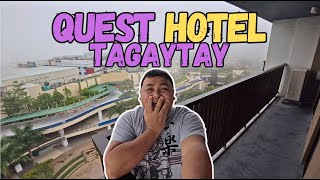 QUEST HOTEL TAGAYTAY Hotel amp Room Tour  WHERE TO STAY IN TAGAYTAY  TAGAYTAY VLOG 2024 [upl. by Yoj780]