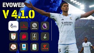 eFootball 2025  New EvoMod Patch V41 Kits amp Transfers of the 202425 season [upl. by Neyuh]