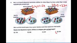 8sınıf okulistik matematik 1deneme 20222023 [upl. by Ahseiyk]