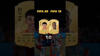 Lamine Yamal VS la PRIMERA CARTA de JUGADORES TOP en FIFA 🔥🤩 [upl. by Wie509]