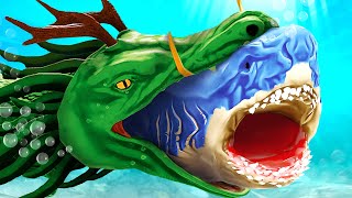 Evolving DRAGON SHARK to GOD DRAGON  Feed and Grow Fish [upl. by Warp]