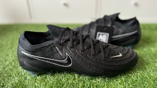 Nike Phantom GX 2 AGPRO Blackout Boot Review amp Play Test  Unboxing ASMR 4K [upl. by Yllatan734]