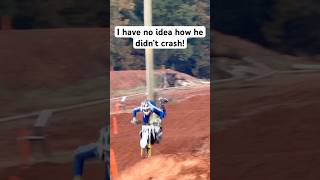 INSANE Save in the Whoops motocross supercross dirtbike closecall fail racing iphone moto [upl. by Dudley]